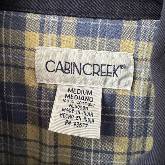 Cabin Creek Button Up Chore Coat Jacket Size M Blue Cabincore Outdoors Minimal - Picture 3 of 10